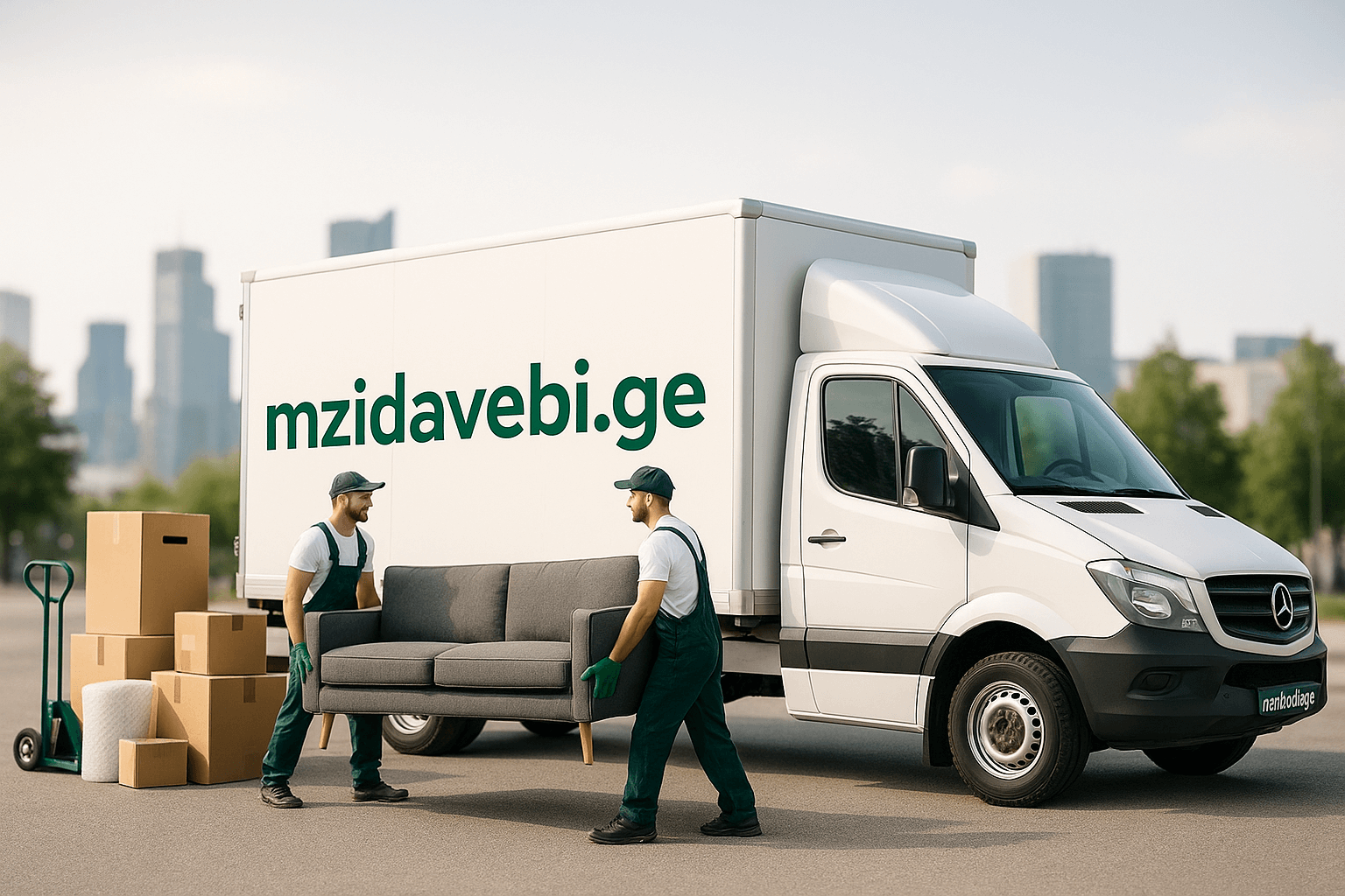 ავეჯის გადაზიდვის მანქანა